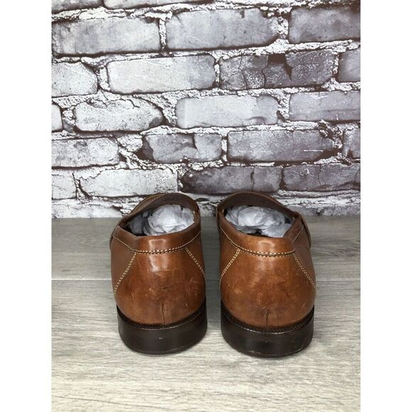 Cole Haan Brown Leather Slip On Penny Loafers Dress Shoes Men’s Sz 13N US/46EU - Picture 5 of 16